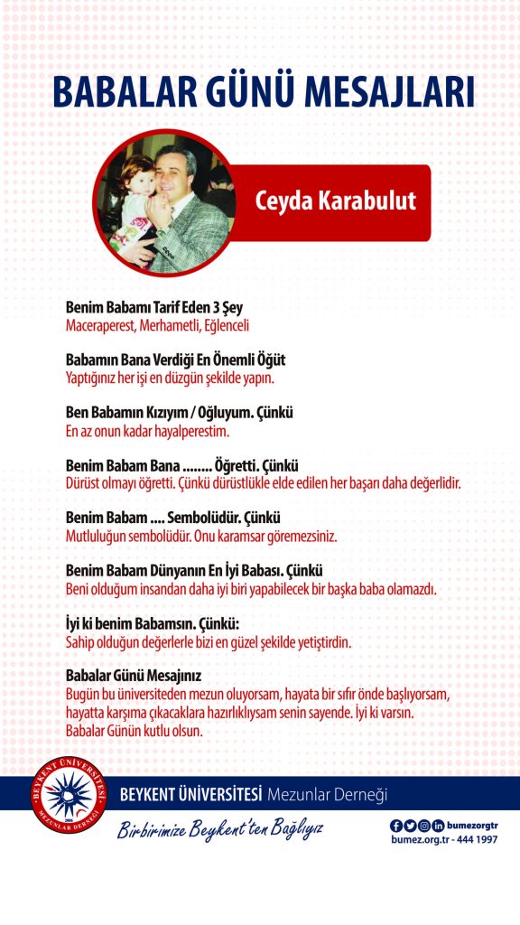 babalar gunu mesajlari beykent universitesi mezunlar dernegi